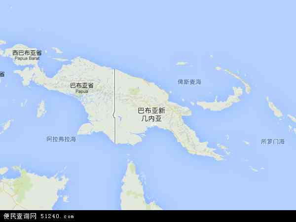 巴布亚新几内亚地图中文版高清巴布亚新几内亚地图高清版大地图