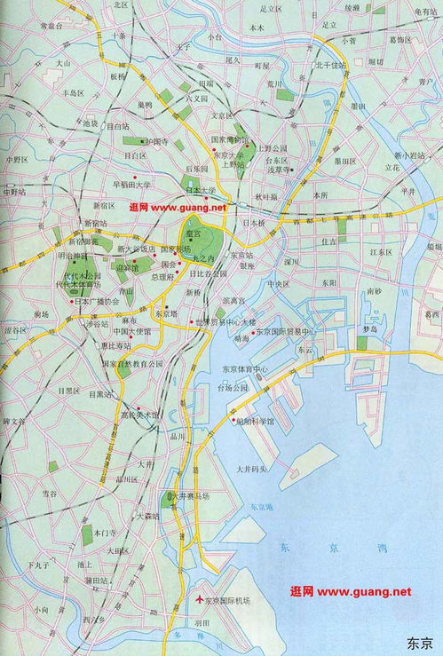 东京港区地图图片