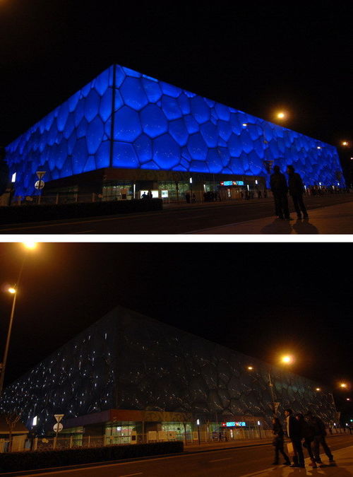 國家游泳中心又被稱為水立方(watercube),位於北京奧林匹克公園內