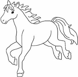 简单的马怎么画?