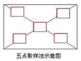 生物五点取样法