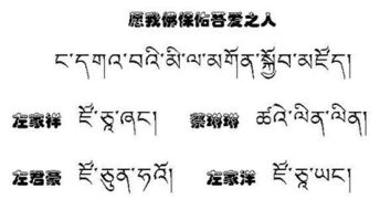 藏文字体爱情图片