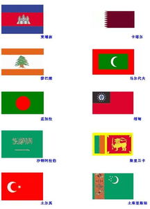 中亚五国国旗及介绍图片