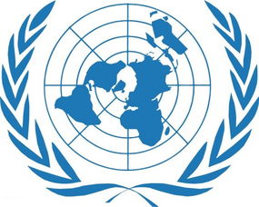 联合国标志联合国标志上有条蛇