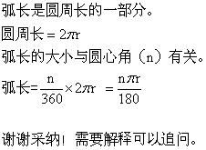 圓弧長計算公式是什麼?