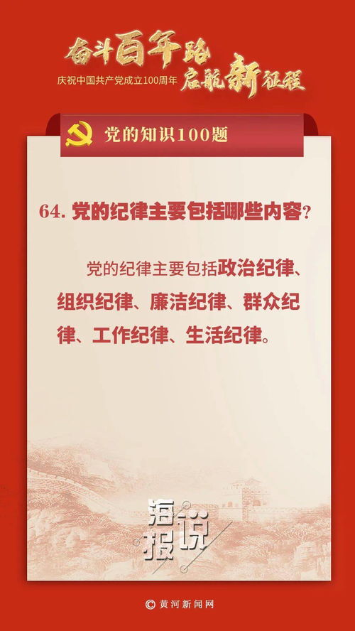 法律分析 党的纪律主要包括政治纪律,组织纪律,廉洁纪律,群众纪律