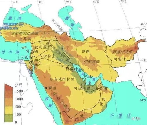 北非地图中文版全图图片