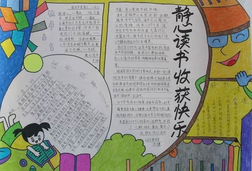 讀書手抄報(簡單,漂亮,帶圖片)