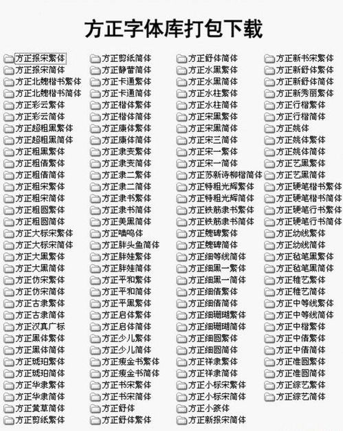 方正字體壓縮包方正字體壓縮包怎麼弄