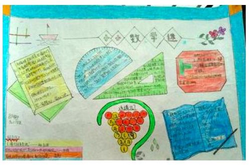 小學二年級數學手抄報簡單又漂亮二年級數學小報怎麼做簡單又漂亮
