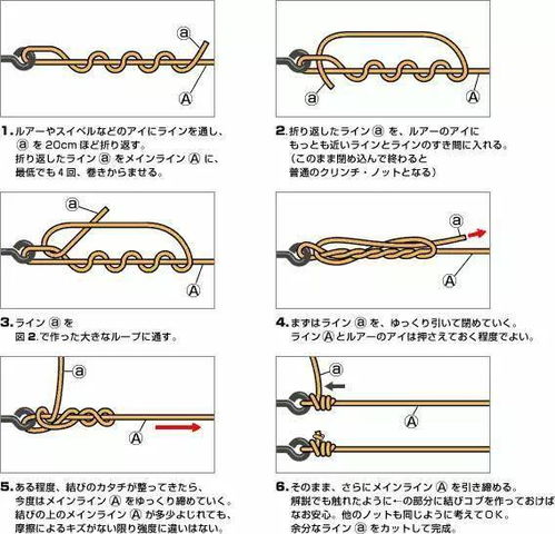 主线顶端的绑法 图解图片