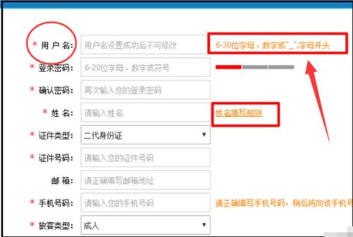 註冊12306用戶名格式怎麼填寫註冊12306用戶名格式怎麼填寫樣板