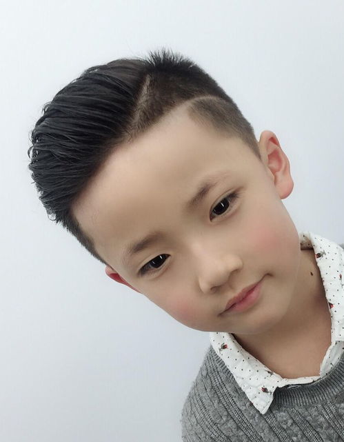 儿童发型男3岁短发图片
