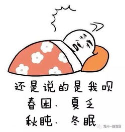 春困秋乏夏盹冬眠春困秋乏夏盹冬眠四季如梦是什么意思