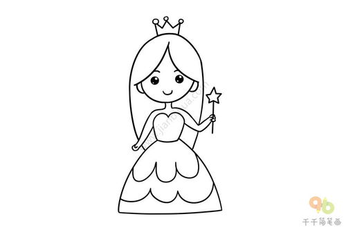 公主怎么画公主怎么画简单又漂亮