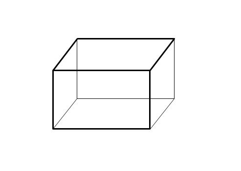 立体长方形怎么画?