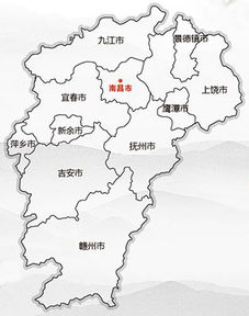 江西省地图简笔画图片图片