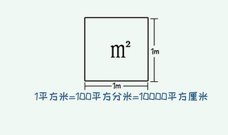 1米等于多少平方米图片