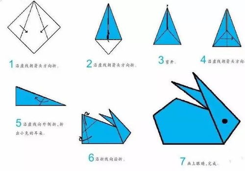 折纸兔子教案图片