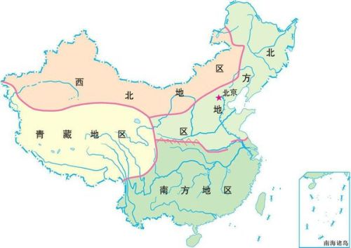 南方北方的分界线城市,南方北方的分界线地图