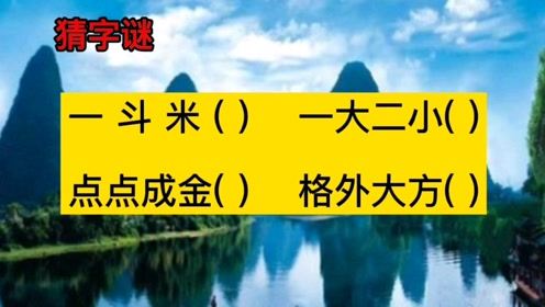 格外大方打一字谜底是什么字,格外大方打一字谜底是什么