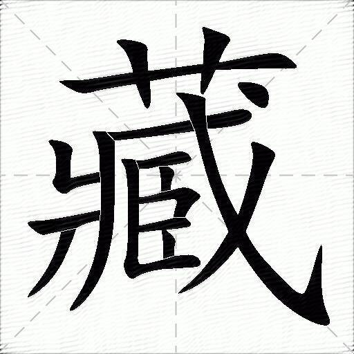 藏什麼意思解釋,藏字筆畫筆順,藏拼音組詞_競價網