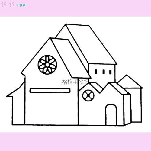 房子的画法 立体,房子的画法简笔画图片