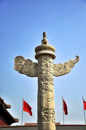 北京天门前华表图片图片