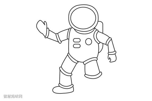 太空人怎么画简单又漂亮,太空人怎么画简笔画 萌版