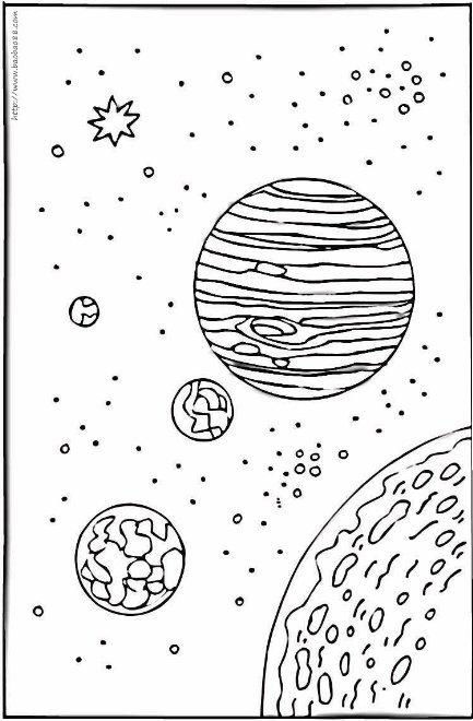 宇宙银河简笔画画法图片