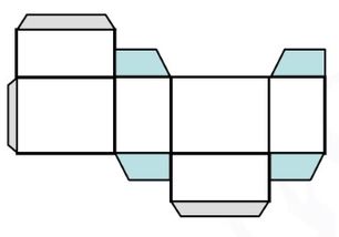 手工长方体框架图片