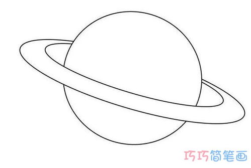 火星简笔画 简单图片