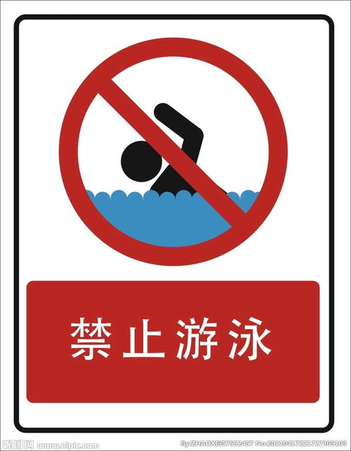 禁止游泳的标志是什么?