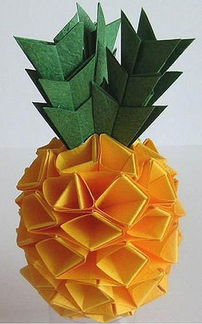 纸叠菠萝的步骤图解法图片
