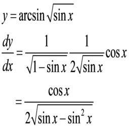 arcsin求导推导过程,arc求导公式大全