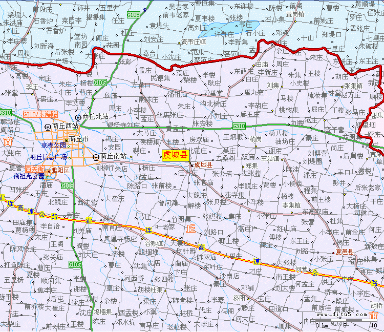 虞城县利民镇地图图片